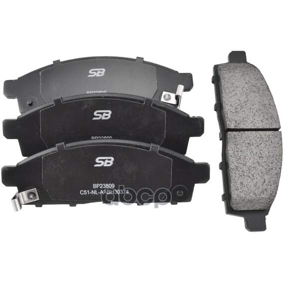 Купить КОЛОДКИ ТОРМОЗНЫЕ ПЕРЕДНИЕ (MITSUBISHI PAJERO SPORT/MONTERO SPORT 08/L200 05) BP23809