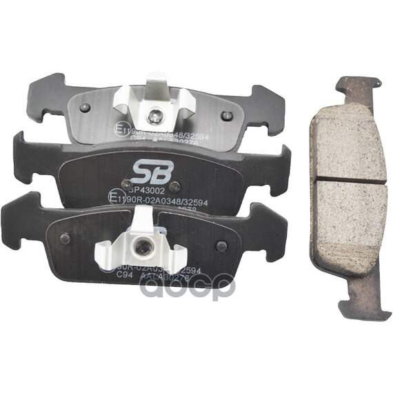 Купить КОЛОДКИ ТОРМОЗНЫЕ ПЕРЕДНИЕ RENAULT LOGAN II/SANDERO II 8V 14- BP43002
