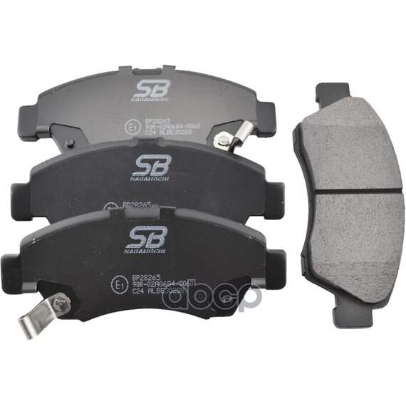 Купить КОЛОДКИ ТОРМОЗНЫЕ ПЕРЕДНИЕ (HONDA CIVIC 1.3-1.6 91-01/JAZZ 1.2/1.4 02-) BP28265