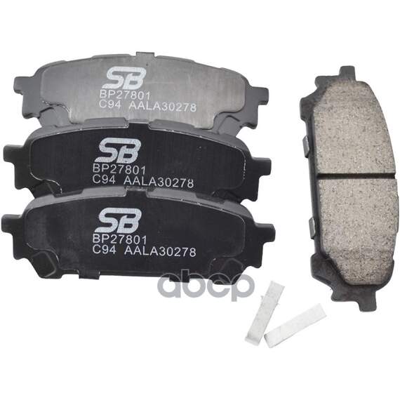 Купить КОЛОДКИ ТОРМОЗНЫЕ ЗАДНИЕ (SUBARU IMPREZA 2.0 11.02-) BP27801