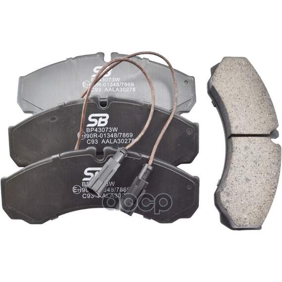 Купить КОЛОДКИ ТОРМОЗНЫЕ NISSAN CABSTAR 2.5/3.0L 06-/ RENAULT MAXITY 2.5/3.0L 07-, IVECO DAILY 591206.96-05.99 BP43073W