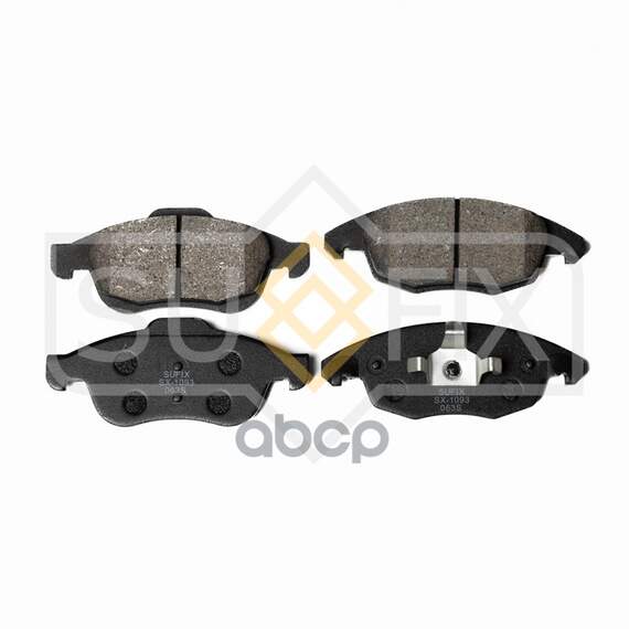 Купить КОЛОДКИ ТОРМОЗНЫЕ ПЕРЕДНИЕ CITROEN BERLINGO 1.6-1.6D 08 / C4 1.6-1.6D 09 / DS4 1.6-1.6D 11, PEUGEOT 5008 1.6-1.6D 09 / PARTNER 1.6-1.6D 08 SX-1093