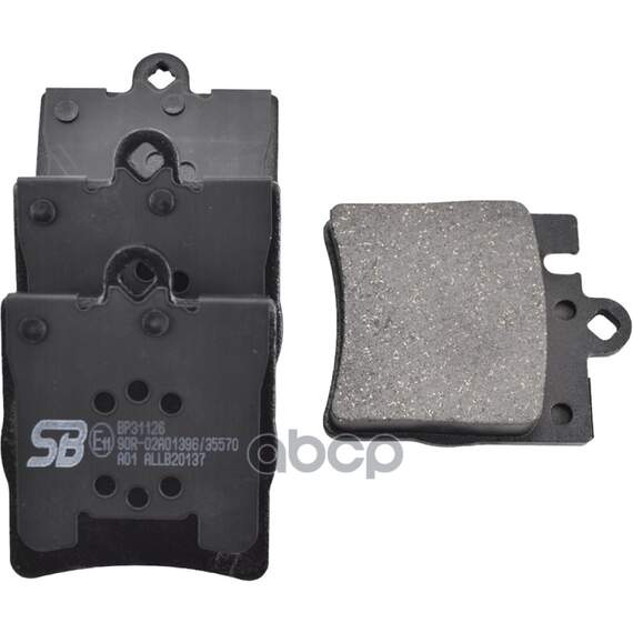 Купить КОЛОДКИ ТОРМОЗНЫЕ ЗАДНИЕ MERCEDES W203 00/A208/A209 CLK BP31126