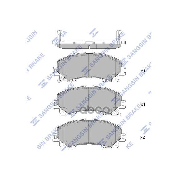 Купить КОЛОДКИ ТОРМОЗНЫЕ ДИСКОВЫЕ NISSAN X-TRAIL, INFINITI Q50 1.6DCI/2.2D 13 SP1714
