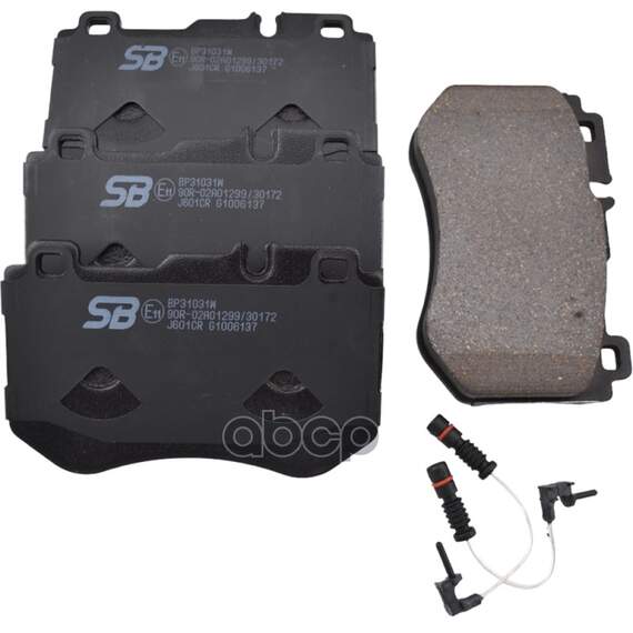 Купить КОЛОДКИ ТОРМОЗНЫЕ ПЕРЕДНИЕ MERCEDES W205 14- L 127.7ММ BP31031W