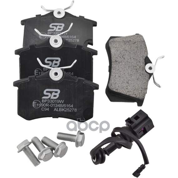Купить КОЛОДКИ ТОРМОЗНЫЕ ЗАДНИЕ SEAT IBIZA 02-/SKODA FABIA 99-08/VW POLO 01- BP33019W