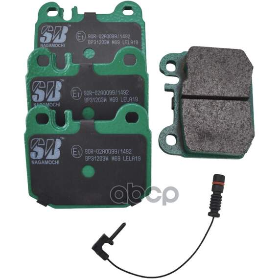Купить КОЛОДКИ ТОРМОЗНЫЕ ДИСКОВЫЕ MB W163/55AMG 3.5-5.5/4.0CDI 98 BP31203W