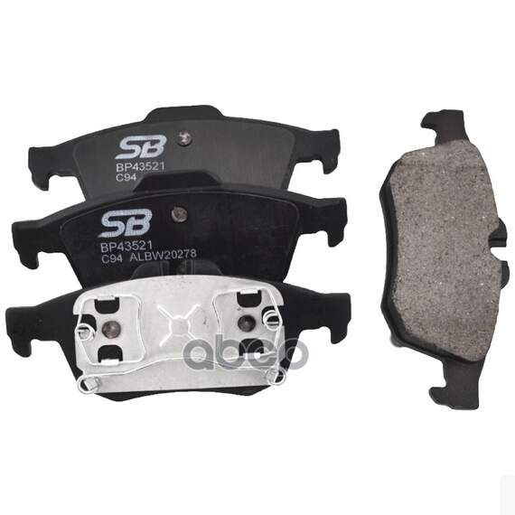 Купить КОЛОДКИ ТОРМОЗНЫЕ ЗАДНИЕ (NISSAN PRIMERA P12, RENAULT LAGUNA II, LATITUDE) BP43521