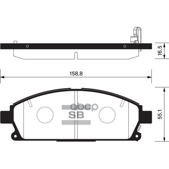 Купить КОЛОДКИ ТОРМОЗНЫЕ NISSAN PATHFINDER 97-04/X-TRAIL 01-07 ПЕРЕДНИЕ SP1365