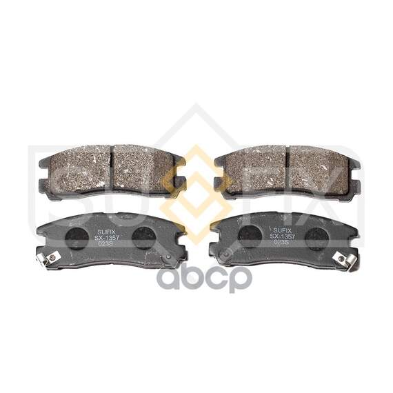 Купить КОЛОДКИ ТОРМОЗНЫЕ ЗАДНИЕ MITSUBISHI PAJERO PININ 99 / GALANT 92-04/ECLIPSE 99/SPACE WAGON 98, HYUNDAI SANTAMO 98 SX-1357
