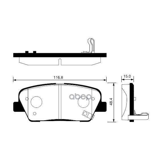Купить КОЛОДКИ ТОРМОЗНЫЕ HYUNDAI SANTA FE (CM) 2.2D 09-/KIA SORENTO (XM) 09- ЗАДНИЕ SP1247