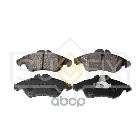 Купить КОЛОДКИ ТОРМОЗНЫЕ ПЕРЕДНИЕ MERCEDES-BENZ SPRINTER 2.2D-2.9D 95-06 / VITO 2.0-2.3D 96-03, VW LT 2.3-2.8D 96-06 SX-1334