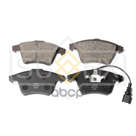 Купить КОЛОДКИ ТОРМОЗНЫЕ ПЕРЕДНИЕ VW MULTIVAN V 1.9D-3.2 03 / TRANSPORTER V 1.9D-3.2 03 SX-1510