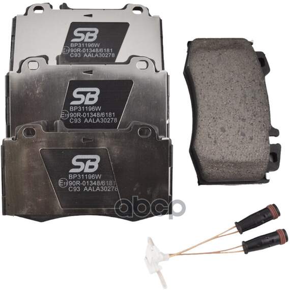 Купить КОЛОДКИ ТОРМОЗНЫЕ ПЕРЕДНИЕ (MB C209/W203/W211/W220/R171/R230) BP31196W