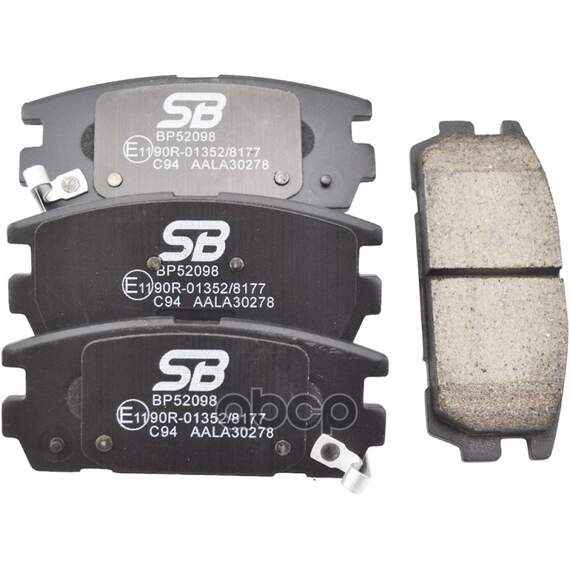Купить КОЛОДКИ ТОРМОЗНЫЕ ЗАДНИЕ (CHEVROLET CAPTIVA/OPEL ANTARA 2.4/3.2 06-) BP52098