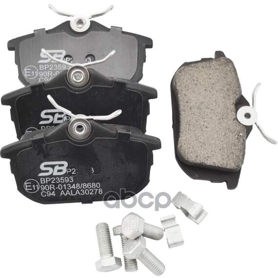 Купить КОЛОДКИ ТОРМОЗНЫЕ ЗАДНИЕ MITSUBISHI COLT 04/SMART FORFOUR 05/VOLVO S40/V40 BP23593