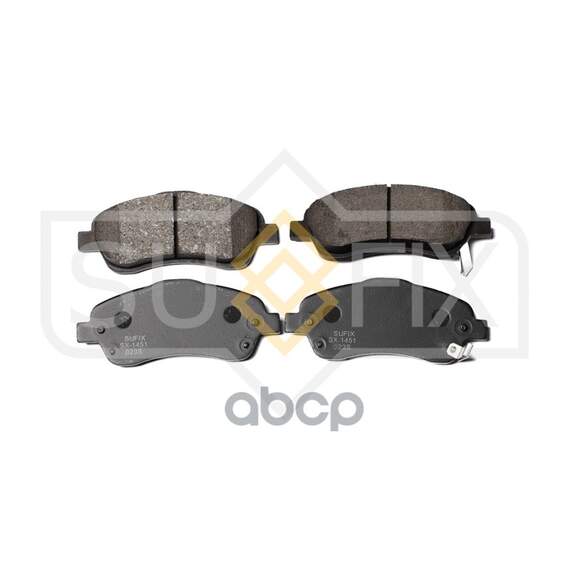 Купить КОЛОДКИ ТОРМОЗНЫЕ ПЕРЕДНИЕ TOYOTA AVENSIS(T25) 16-2.5 03-08/COROLLA VERSO 1.6-2.2D 04 SX-1451