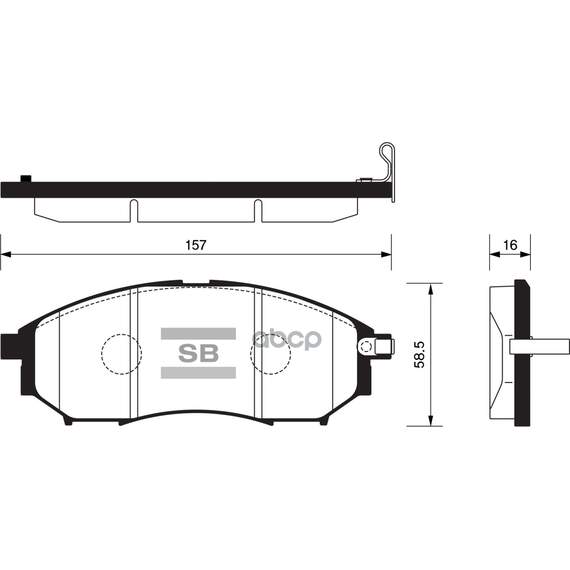 Купить КОЛОДКИ ТОРМОЗНЫЕ NISSAN MURANO/PATHFINDER/QASHQAI/RENAULT KOLEOS ПЕРЕДНИЕ SP1249