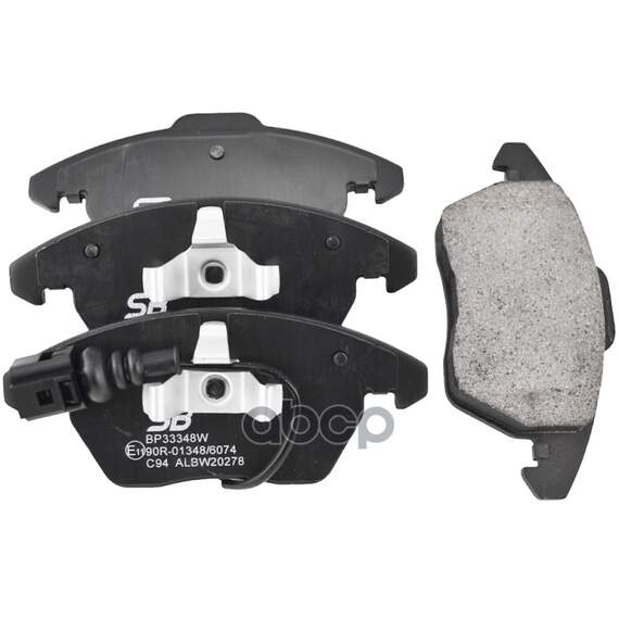 Купить КОЛОДКИ ТОРМОЗНЫЕ ПЕРЕДНИЕ CITROEN C4/PEUGEOT 207/307/308 1.6-2.0 BP33348W