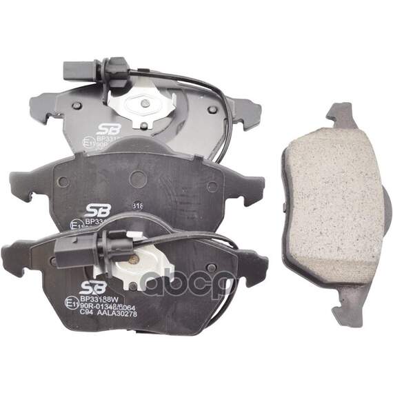 Купить КОЛОДКИ ТОРМОЗНЫЕ ПЕРЕДНИЕ AUDI A4 (B5-B7), A6 (C5-C6), VW PASSAT (3B_) BP33188W