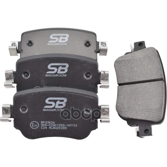 Купить КОЛОДКИ ТОРМОЗНЫЕ ЗАДНИЕ SKODA OCTAVIA 12- BP33624