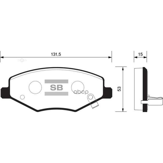 Купить КОЛОДКИ ТОРМОЗНЫЕ ДИСКОВЫЕ CHERY AMULET/QQ/TIGGO ALL 06 SP2092