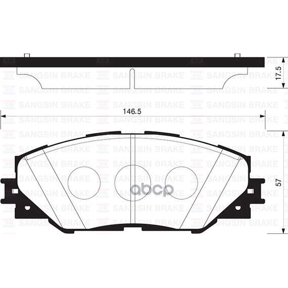Купить КОЛОДКИ ТОРМОЗНЫЕ ДИСКОВЫЕ TOYOTA RAV IV 2.0VVT-I/2.2D-4D 06 SP2138