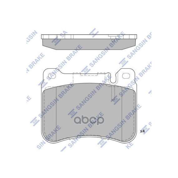 Купить КОЛОДКИ ТОРМОЗНЫЕ ДИСКОВЫЕ MB W203/S203/CL203 1.8-3.5I/2.2-3.0CDI 02 SP2329