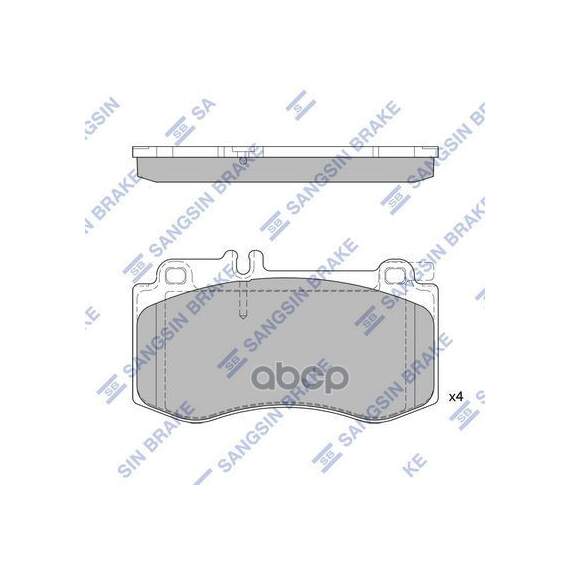 Купить КОЛОДКИ ТОРМОЗНЫЕ ПЕРЕДНИЕ MB W212/S212 E500 5.5 09 SP2378