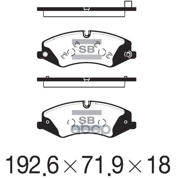 Купить КОЛОДКИ ТОРМОЗНЫЕ ПЕРЕДНИЕ LAND ROVER DISCOVERY/RR SPORT 5.0 V8/3.0TD 09 SP2238