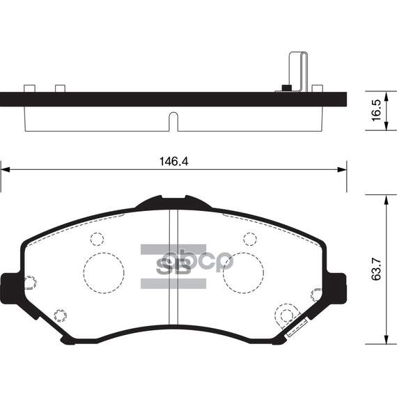 Купить КОЛОДКИ ТОРМОЗНЫЕ ДИСКОВЫЕ JEEP WRANGLER 2.8CRDI/3.8 V6 07 SP2185