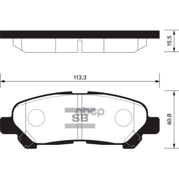 Купить КОЛОДКИ ТОРМОЗНЫЕ TOYOTA HIGHLANDER 07- ЗАД. SP2136