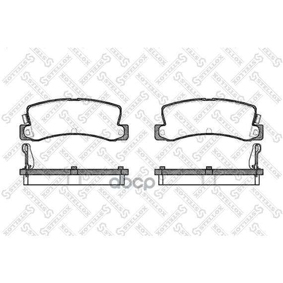 Купить КОЛОДКИ ТОРМОЗНЫЕ ДИСКОВЫЕ™STELLOX 225004SX