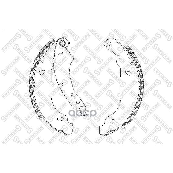 Купить КОЛОДКИ ТОРМОЗНЫЕ БАРАБАННЫЕ™STELLOX 085100SX