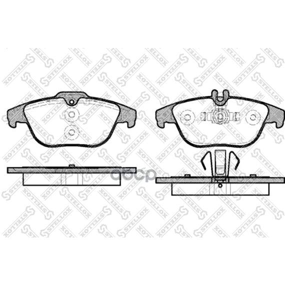 Купить КОЛОДКИ ТОРМОЗНЫЕ ДИСКОВЫЕ™STELLOX 002004SX
