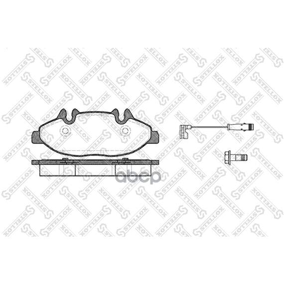 Купить КОЛОДКИ ТОРМОЗНЫЕ ДИСКОВЫЕ™STELLOX 1120002SX