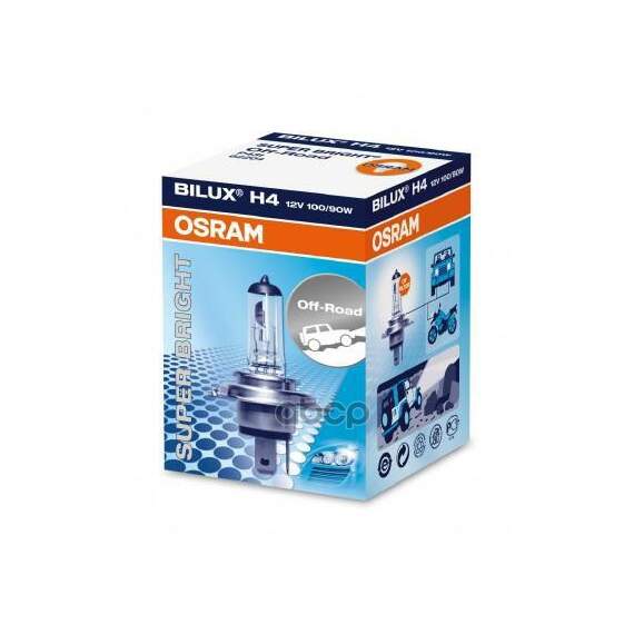Купить 62204_ЛАМПА! (H4) 100/90W 12V P43T ГАЛОГЕННАЯ