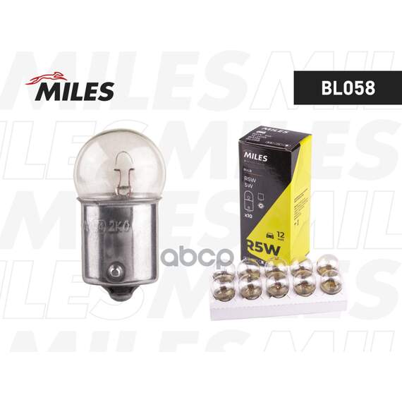 Купить ЛАМПА R5W 12V 5W BA15S BL058