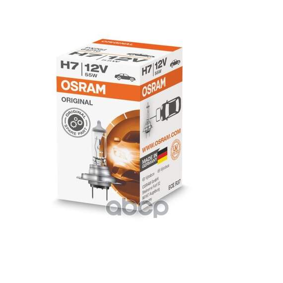 Купить ЛАМПА Г/С H7 (55W) РХ26D ORIGINAL 12V 64210 4050300332185