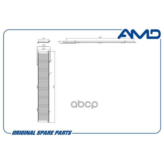 Купить ФИЛЬТР САЛОННЫЙ BMW 1-E81/E82/E87/E88 / 3-E90/E91/E92/E93 / X1-E84 AMD AMD.FC776