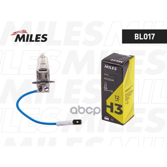 Купить ЛАМПА H3 12V 55W PK22S BL017