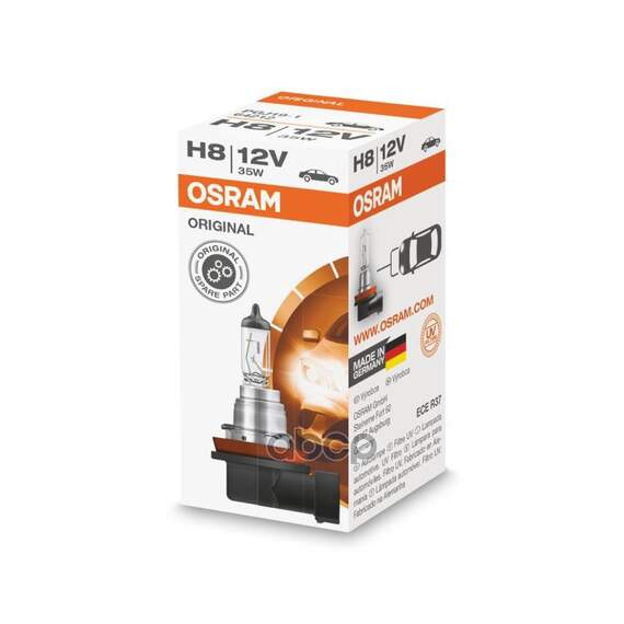 Купить ЛАМПА Г/С H8 (35W) PGJ19-1 ORIGINAL 12V 64212 4050300498751