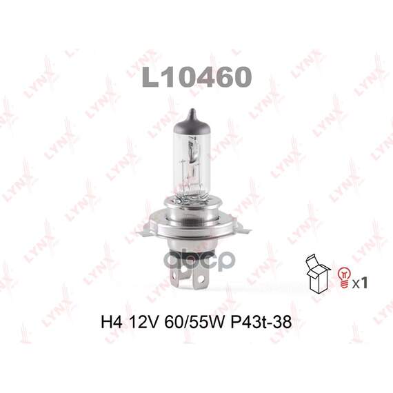 Купить ЛАМПА ГАЛОГЕНОВАЯ H4 12V 60/55W P43T-38 L10460