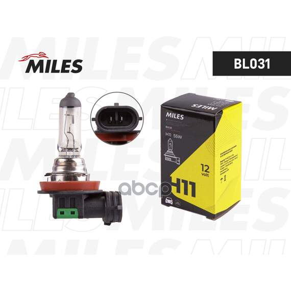 Купить ЛАМПА H11 12V 55W PGJ19-2 BL031