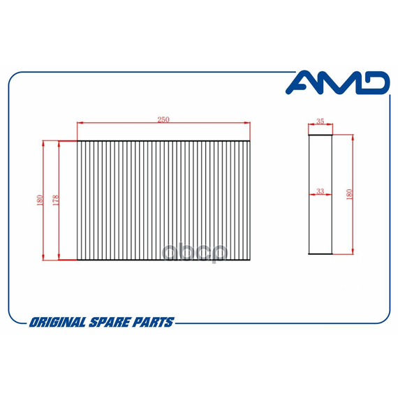 Купить ФИЛЬТР САЛОННЫЙ AMD AMD.FC759