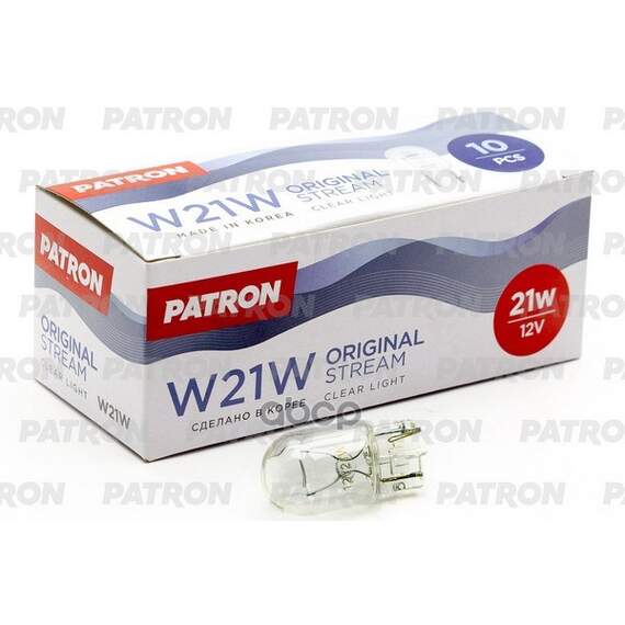 Купить ЛАМПА НАКАЛИВАНИЯ (10ШТ В УПАКОВКЕ) W21W 12V NVA CP W3X16D PLW21W