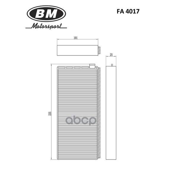 Купить ФИЛЬТР САЛОННЫЙ KIA MOTORS SPECTRA KIA MOTORS: SPECTRA BM FA 4017