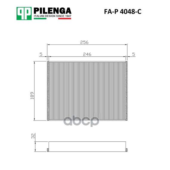 Купить ФИЛЬТР САЛОННЫЙ, УГОЛЬНЫЙ GLE 14-, C (W205), E (W213), GLS PILENGA FA-P 4048-C