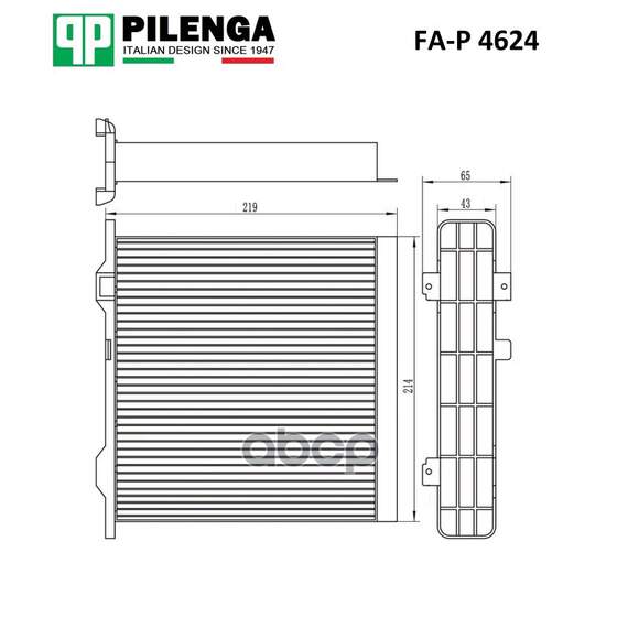 Купить ФИЛЬТР САЛОННЫЙ PAJERO III, IV PILENGA FA-P 4624