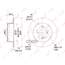 Купить ДИСК ТОРМОЗНОЙ ЗАДНИЙ (281X10) ПОДХОДИТ ДЛЯ TOYOTA CAMRY(V4/50) 2.4-3.5 06, LEXUS ES 3.5 06-12 BN-1136